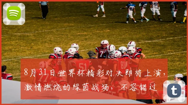 8月31日世界杯精彩对决即将上演，激情燃烧的绿茵战场，不容错过